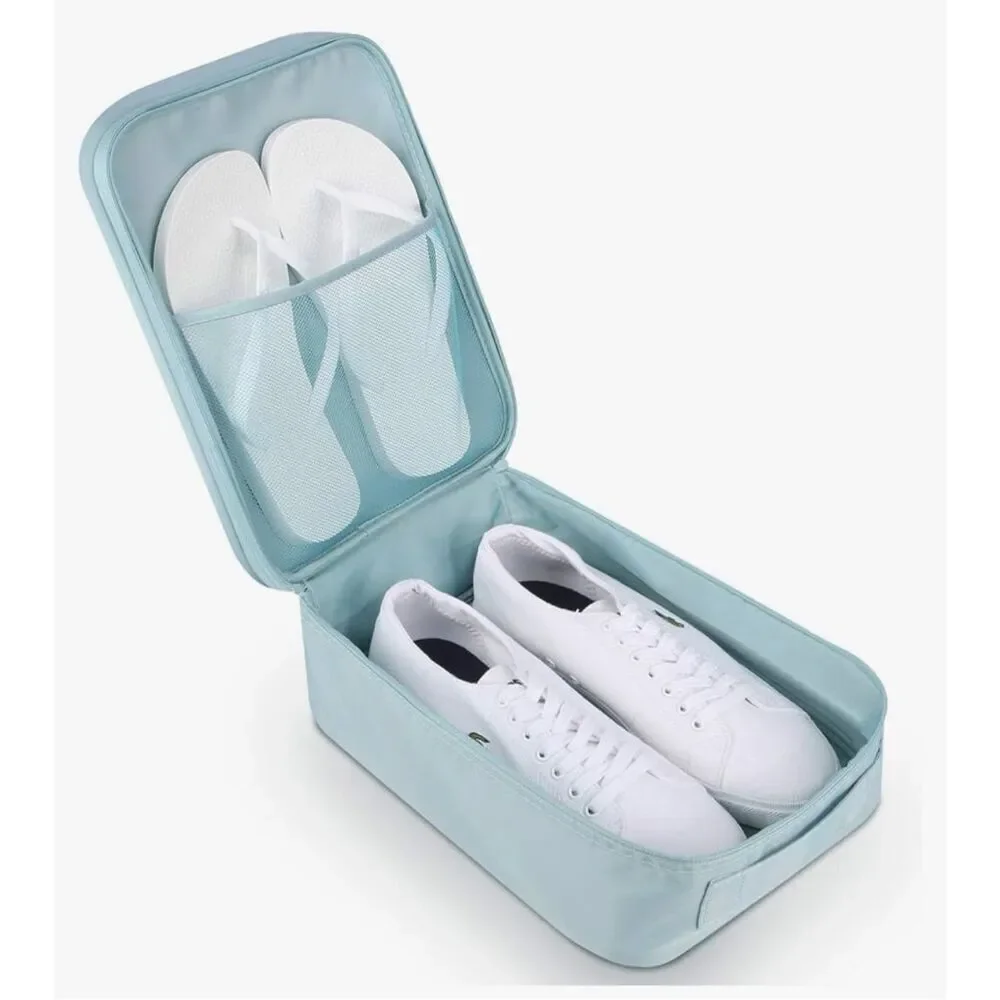 Mossio Shoe Bag Travel Daily Use Storage Pouch Organizer Beige Unisex Luggage
